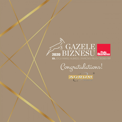 Jest nam niezmiernie miło poinformować Państwa, że nasza firma kończy rok 2020 zdobywając prestiżową nagrodę Gazela Biznesu!